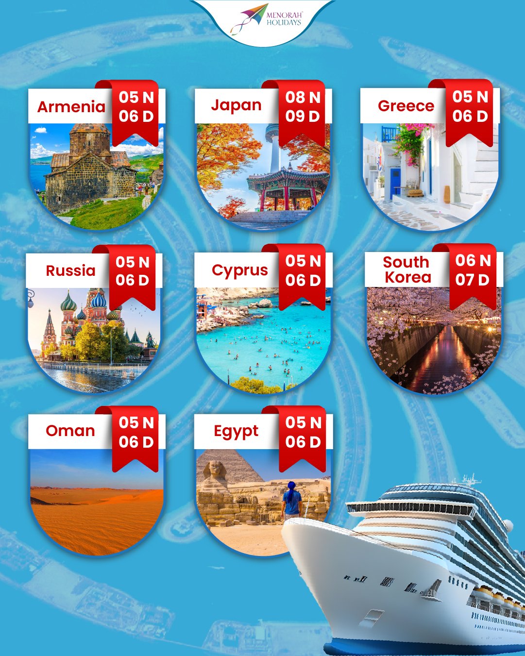 Top 10 Destinations - Fixed Departure Offers